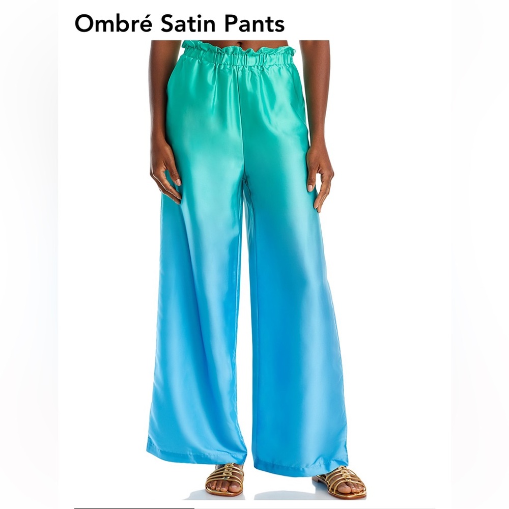 Size medium fore satin ombré pants